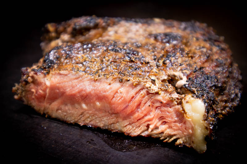 Ribeye reversed steak