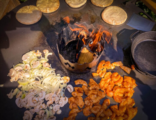 Pita kipshoarma van de BBQ