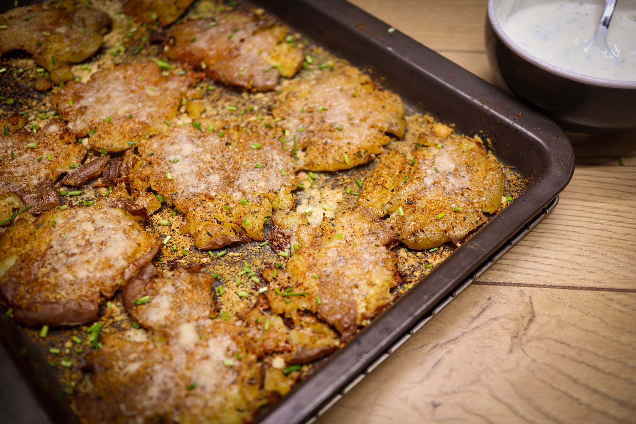 BBQ Smashed Potatoes